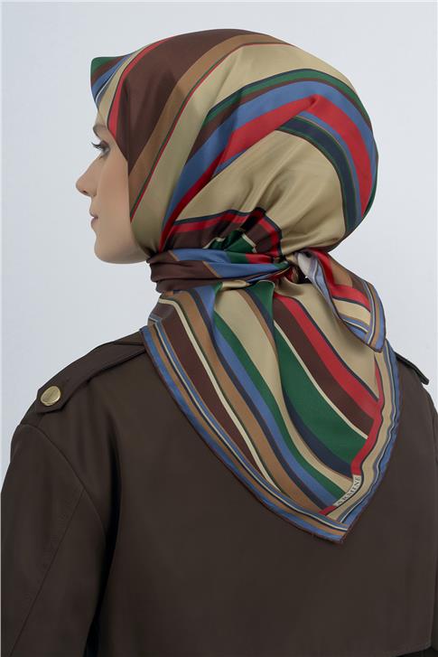 Armine  Saf İpek Twill Eşarp 9514D 82