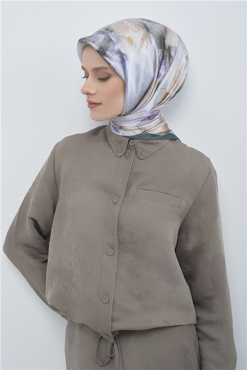 Armine Saf İpek Sura Eşarp 9515D 01