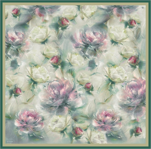 Armine  Saf İpek Twill Eşarp 9515D 02