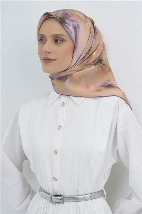 Armine  Saf İpek Twill Eşarp 9515D 84