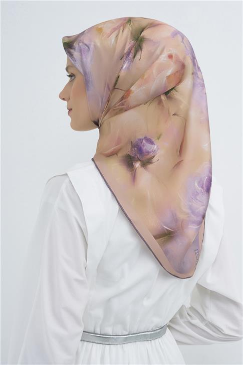 Armine  Saf İpek Twill Eşarp 9515D 84