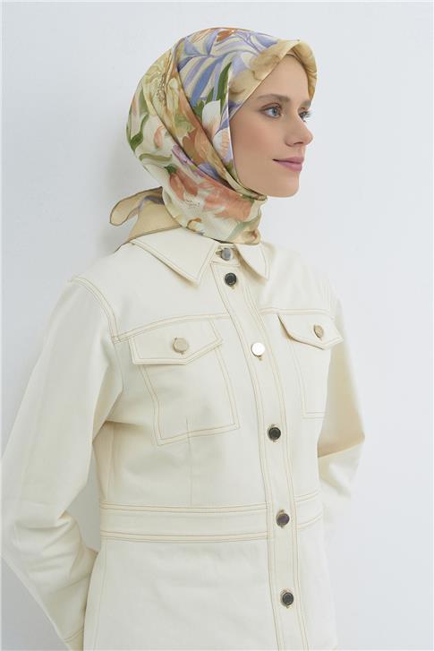 Armine  Saf İpek Sura Eşarp 9516D 03
