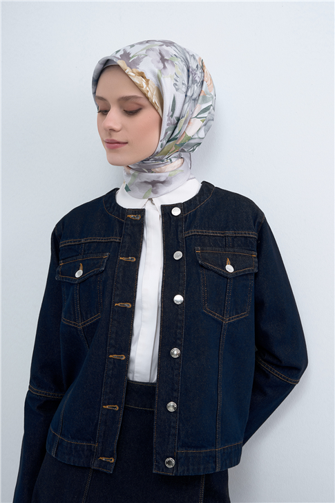 Armine  Saf İpek Twill Eşarp 9516D 04