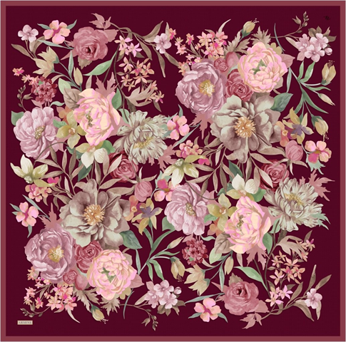 Armine  Saf İpek Twill Eşarp 9516D 33