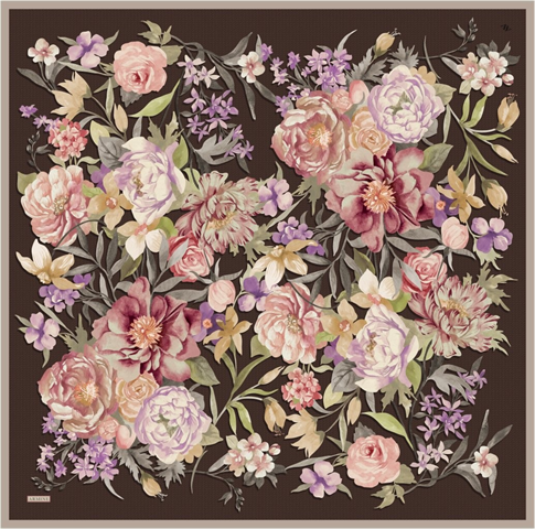 Armine  Saf İpek Twill Eşarp 9516D 36