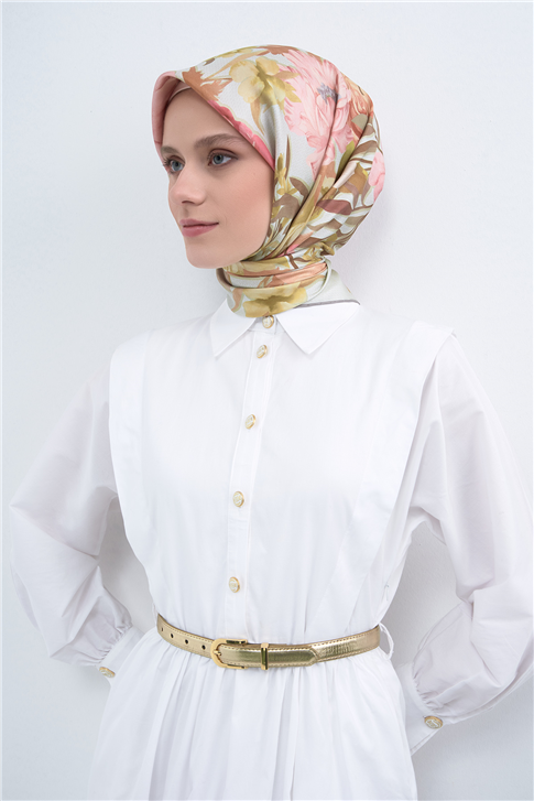 Armine  Saf İpek Twill Eşarp 9516D 38