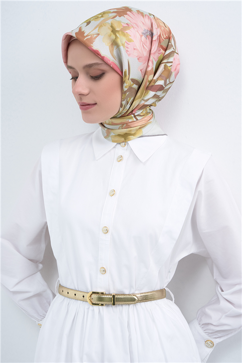 Armine  Saf İpek Twill Eşarp 9516D 38