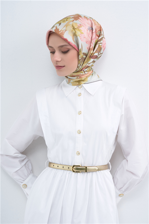 Armine  Saf İpek Twill Eşarp 9516D 38