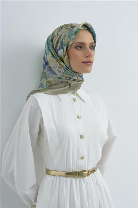 Armine  Saf İpek Twill Eşarp 9516D 83