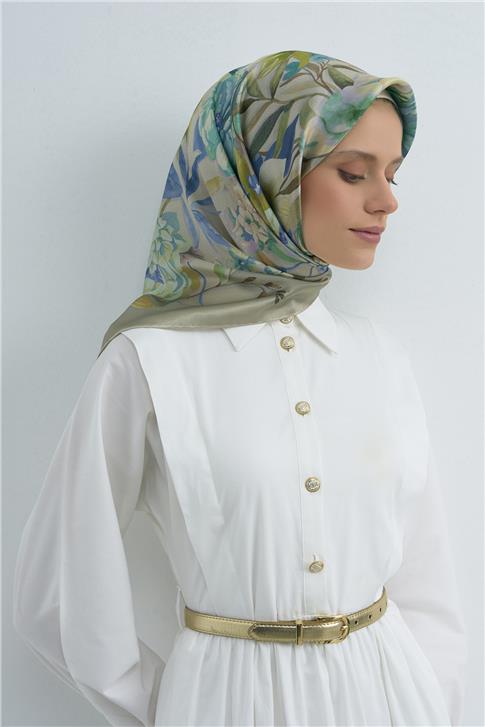 Armine  Saf İpek Twill Eşarp 9516D 83