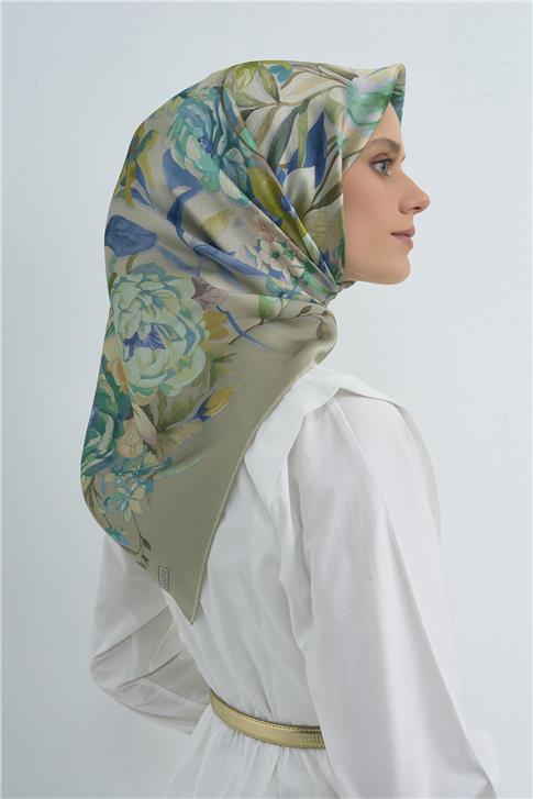 Armine  Saf İpek Twill Eşarp 9516D 83
