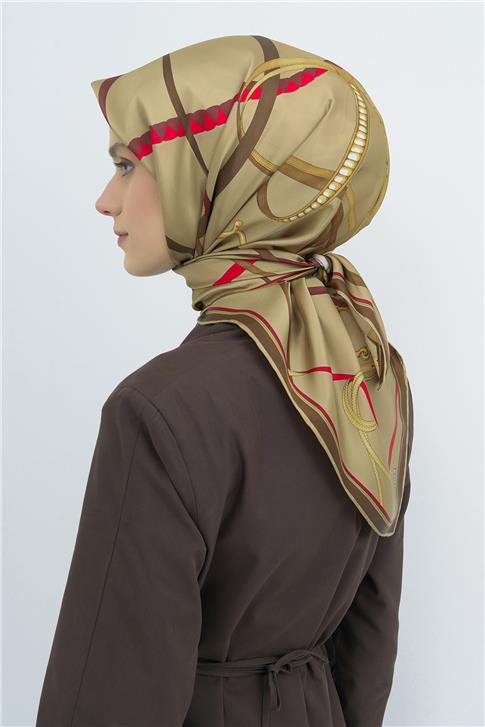 Armine  Saf İpek Twill Eşarp 9517D 52