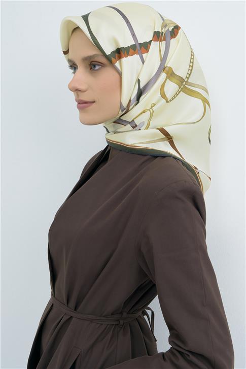 Armine  Saf İpek Twill Eşarp 9517D 82