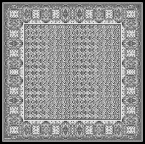 Armine  Saf İpek Twill Eşarp 9518D 01