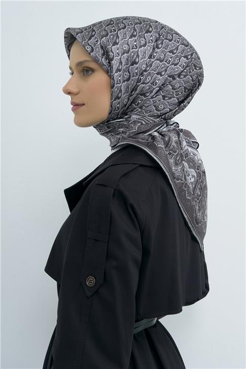 Armine  Saf İpek Twill Eşarp 9518D 01