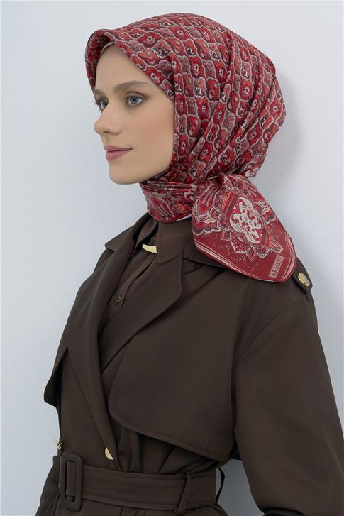 Armine  Saf İpek Twill Eşarp 9518D 02