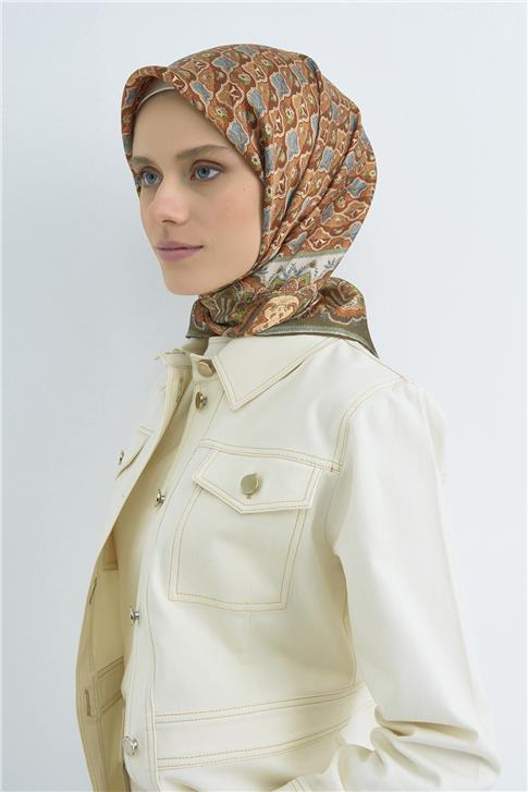 Armine  Saf İpek Twill Eşarp 9518D 51