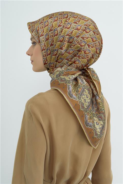 Armine  Saf İpek Twill Eşarp 9518D 52