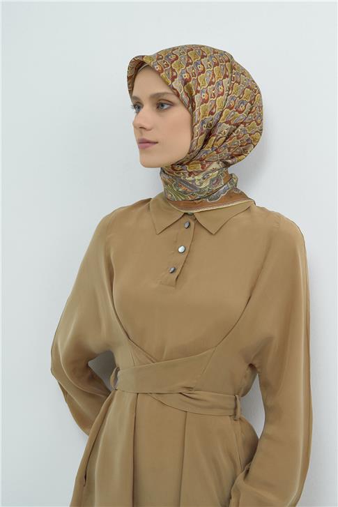 Armine  Saf İpek Twill Eşarp 9518D 52