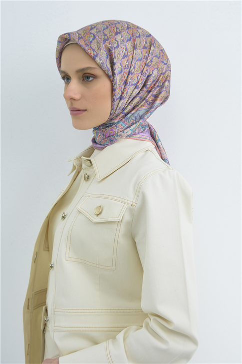 Armine  Saf İpek Twill Eşarp 9518D 84