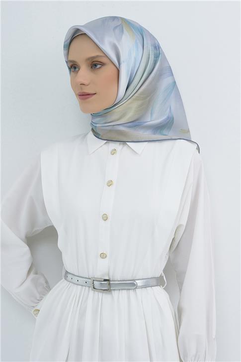 Armine Saf İpek Twill Eşarp 9519D 03