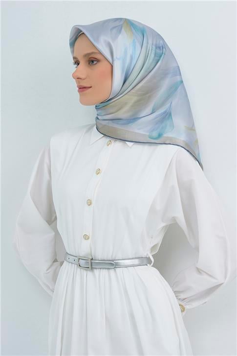 Armine Saf İpek Twill Eşarp 9519D 03