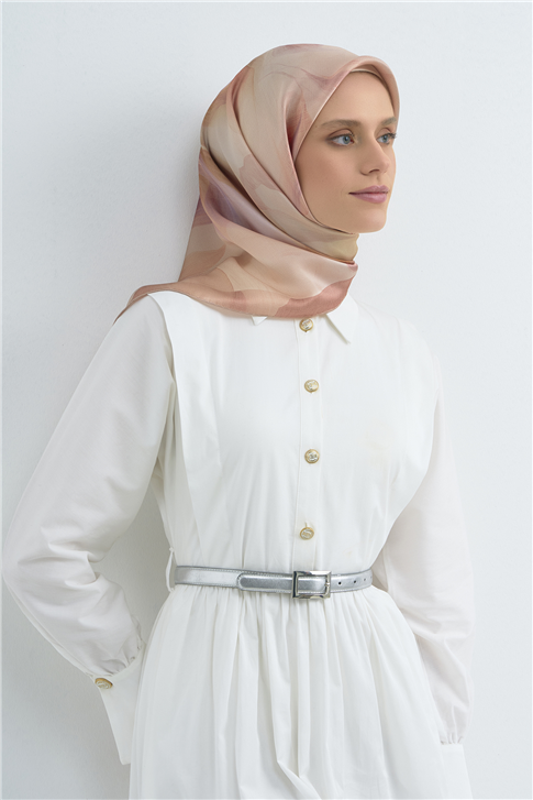 Armine Saf İpek Twill Eşarp 9519D 32