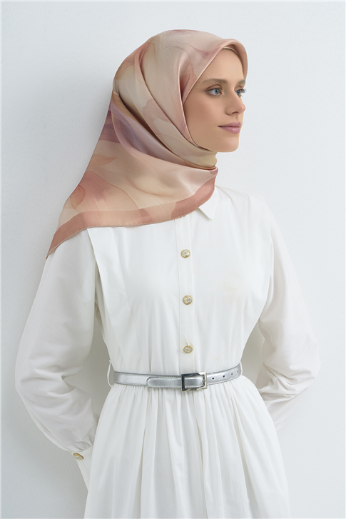 Armine Saf İpek Twill Eşarp 9519D 32