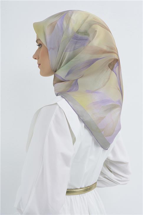 Armine Saf İpek Twill Eşarp 9519D 84
