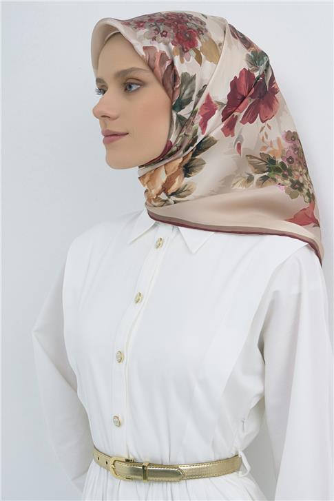 Armine  Saf İpek Sura Eşarp 9520D 06