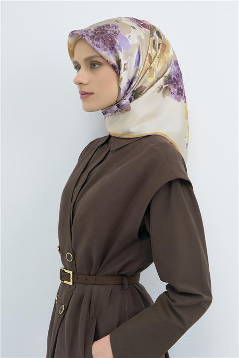 Armine  Saf İpek Twill Eşarp 9520D 32