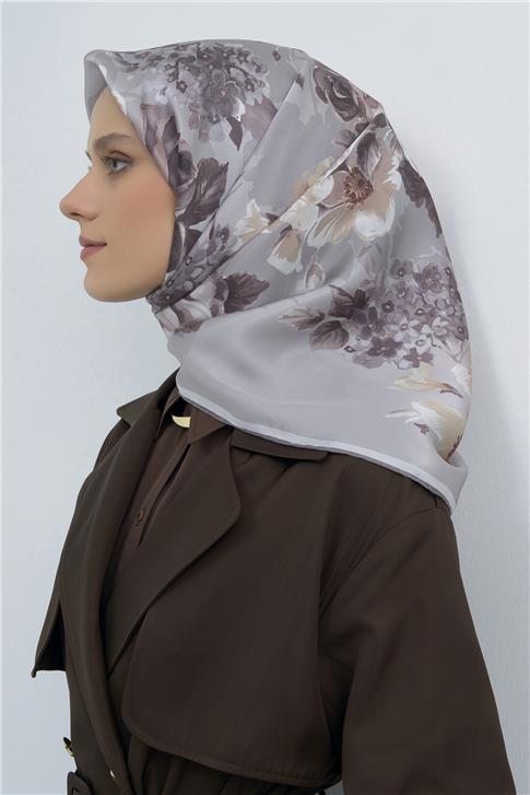 Armine  Saf İpek Twill Eşarp 9520D 38