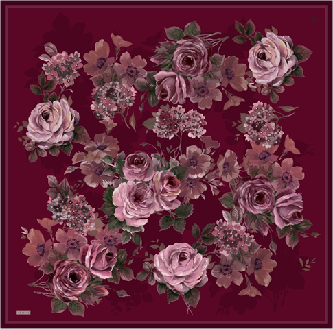 Armine  Saf İpek Twill Eşarp 9520D 85