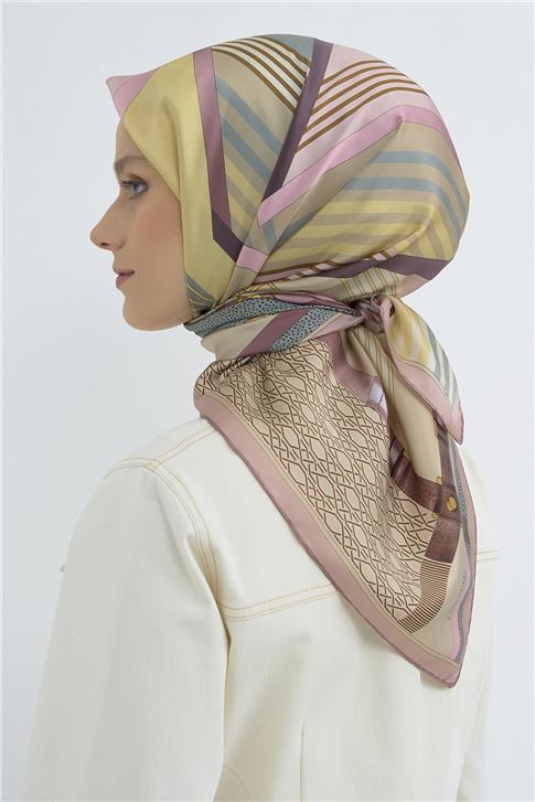 Armine  Saf İpek Twill Eşarp 9521D 02