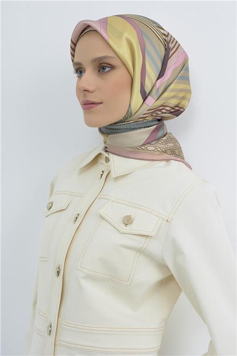 Armine  Saf İpek Twill Eşarp 9521D 02