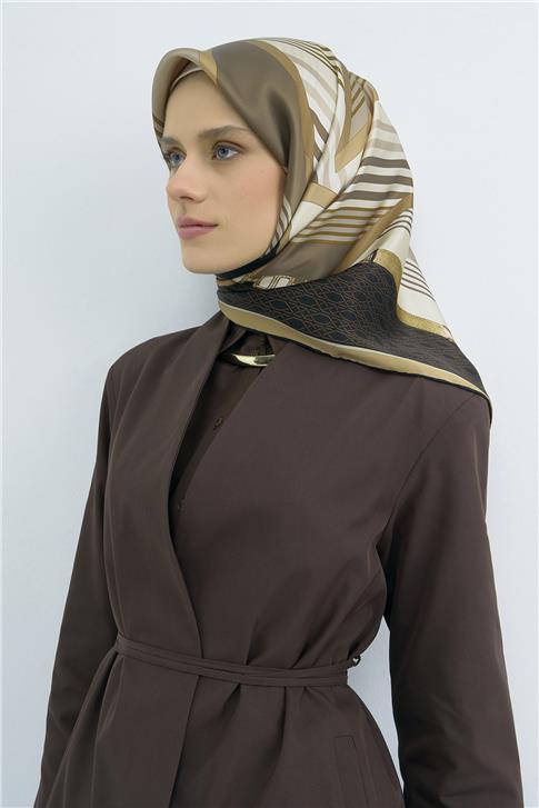 Armine  Saf İpek Twill Eşarp 9521D 04