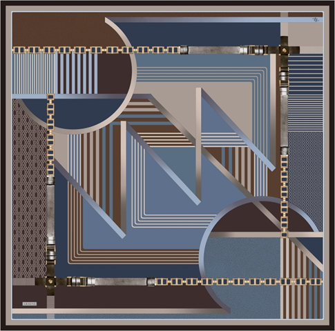 Armine  Saf İpek Twill Eşarp 9521D 33