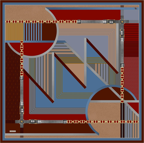 Armine  Saf İpek Twill Eşarp 9521D 53