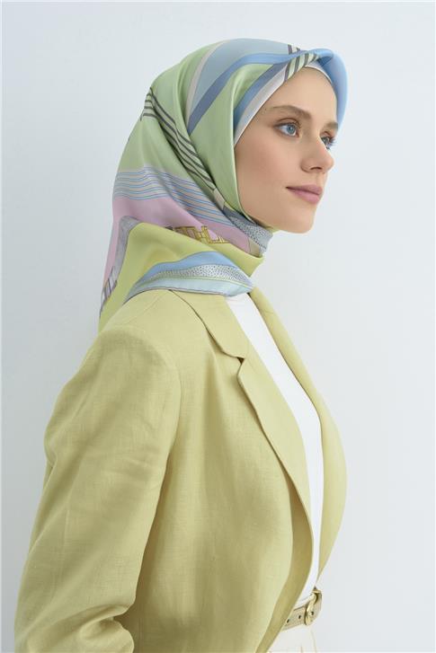 Armine  Saf İpek Twill Eşarp 9521D 83
