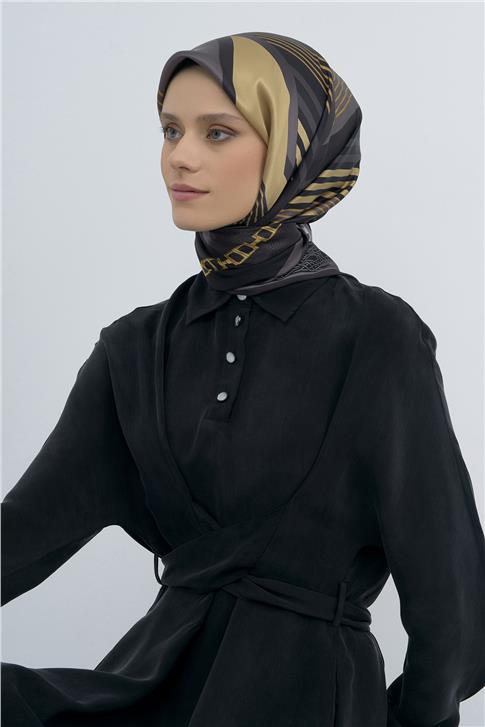 Armine  Saf İpek Twill Eşarp 9521D 84