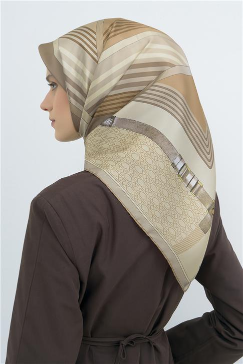 Armine  Saf İpek Twill Eşarp 9521D 85