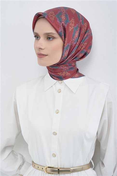 Armine  Saf İpek Twill Eşarp 9522D 85