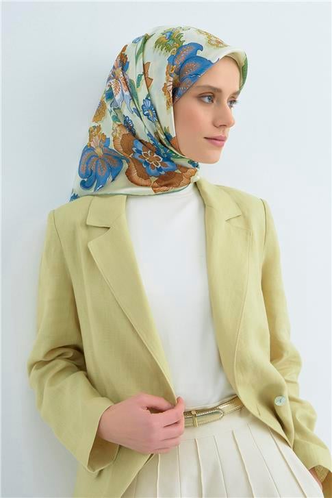 Armine  Saf İpek Sura Eşarp 9523D 52