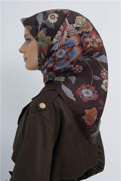 Armine  Saf İpek Twill Eşarp 9523D 07