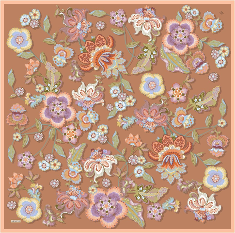 Armine  Saf İpek Twill Eşarp 9523D 33