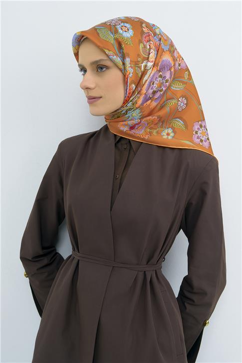 Armine  Saf İpek Twill Eşarp 9523D 33