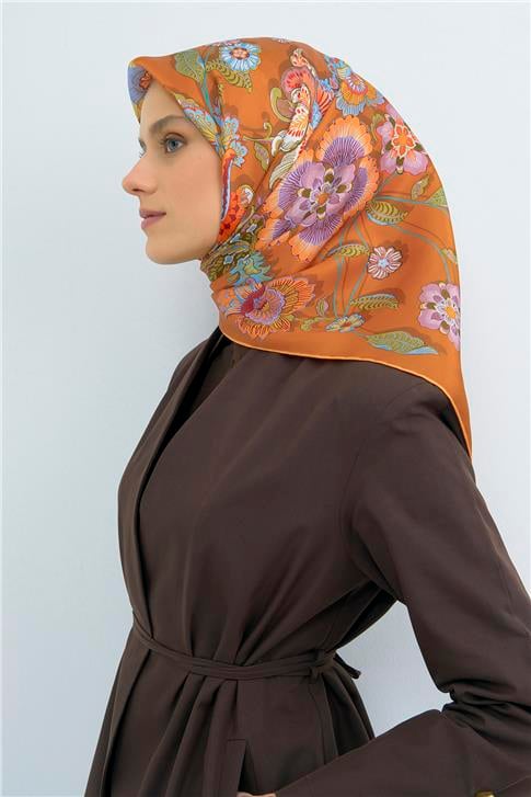 Armine  Saf İpek Twill Eşarp 9523D 33