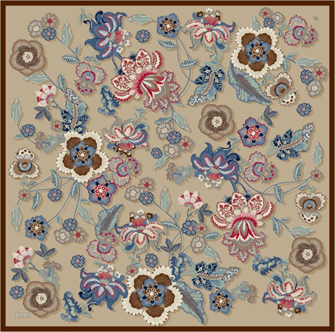 Armine  Saf İpek Twill Eşarp 9523D 55