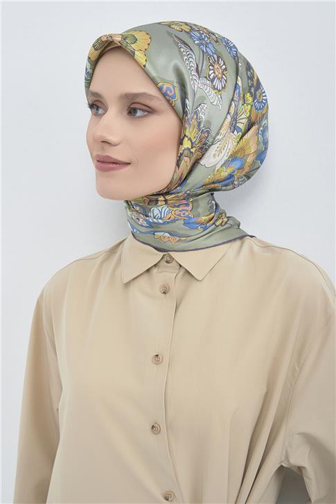 Armine  Saf İpek Twill Eşarp 9523D 83