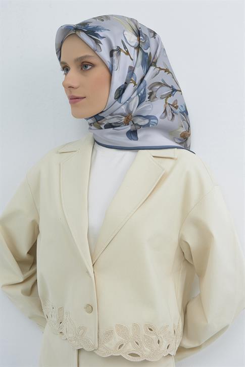 Armine  Saf İpek Twill Eşarp 9524D 01